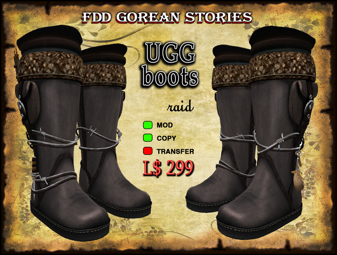 FDD- Ugg Boots Raid box