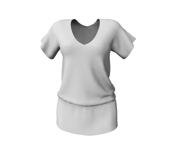FULL PERM Mesh Women's V Neck Tee Kit