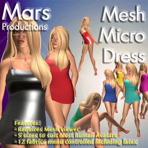 Mars Mesh Micro Dress 