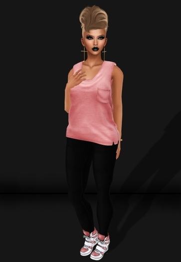 .R:R. Rocsie Tank Tops - MESH - American Flag