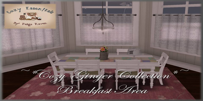 ~*Cozy Isla Collection*~ Dining Room (Includes Benchseat & Acc)