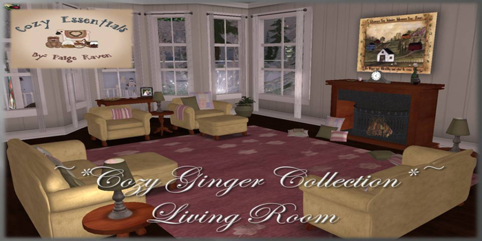 ~*Cozy Isla Collection*~ Living Room (Front Ent. Included)