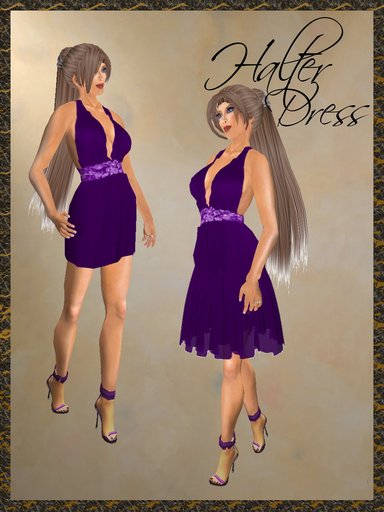 *Goddess* Halter in Purple