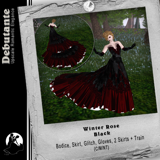 *Deb* Winter Rose Black