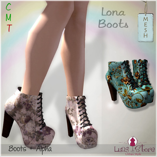 Luas Urban Style - Lona Boots Blue - Mesh
