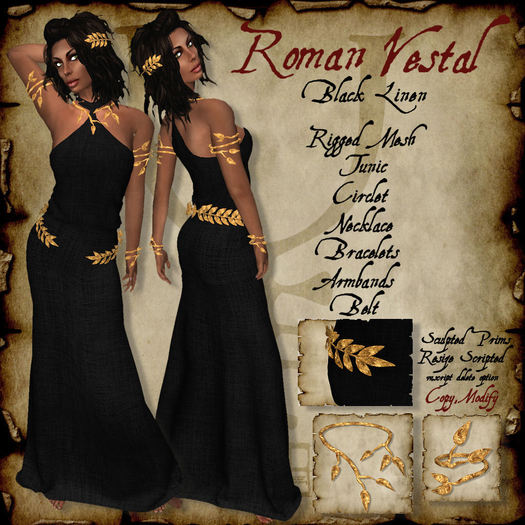Trident Roman Vestal [Black] [Box]