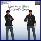 (BOX) FIW - Mesh Mens Dress Shirt - Pale Blue