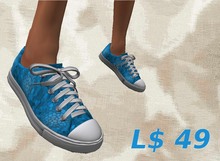 ...Low sneakers fantasy blue...
