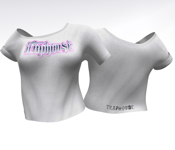 TRAPHOUSE COLLECTIVE - Girls Draped Shirt CANDYSHOP (Demo/Gift)