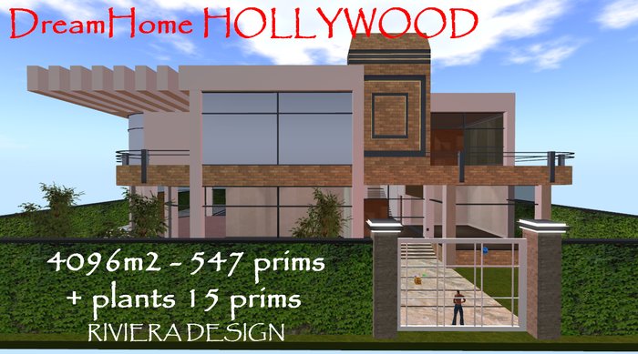 DREAMHOME HOLLYWOOD 4.0 4096m / 4096 LUXURY HOUSE - RIVIERA DESIGN / PREFABS HOUSES