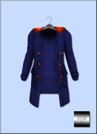 even.flow - Duffle Coat "blue" (box)