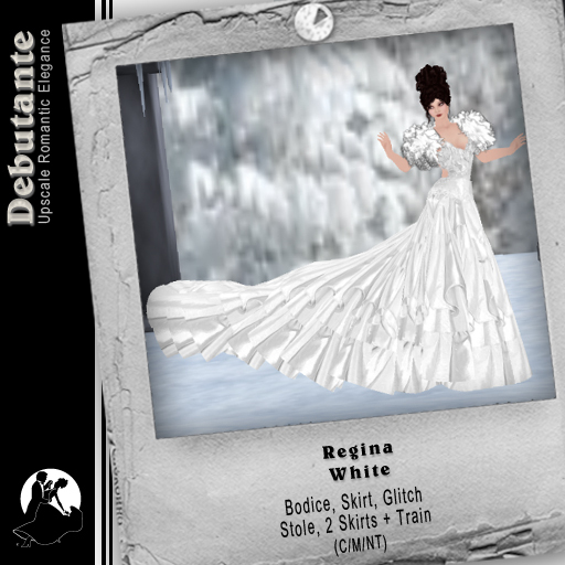*Deb*  Regina (Boxed) Wedding Gown White