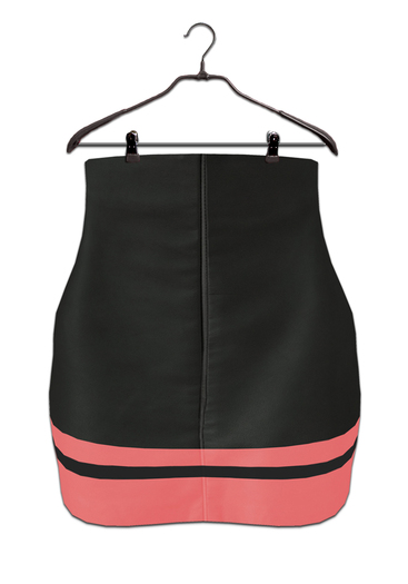 *Ninia* Color Block Skirt (Pink)