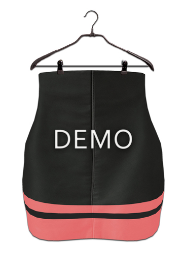 *Ninia* Color Block Skirt (DEMO)