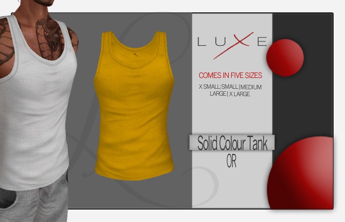 -LUXE- Wife Beater - Or