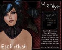 [Etchaflesh] Bound Marilyn Collar/Neck Corset W/ HUD
