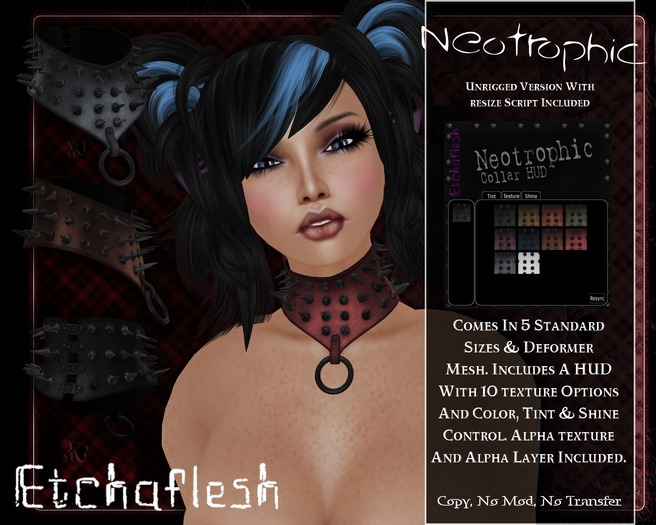 [Etchaflesh] Imogene Neotrophic Collar W/ HUD