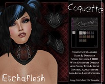 [Etchaflesh] Le Petit Coquette Collar/Neck Corset W/ HUD