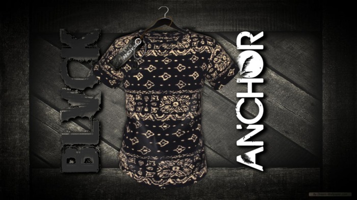 `Blvck Anchor` NoChurch tee