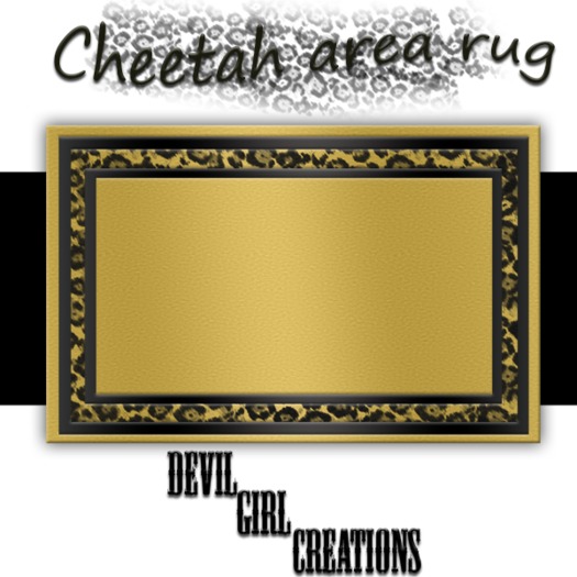 Cheetah Area Rug
