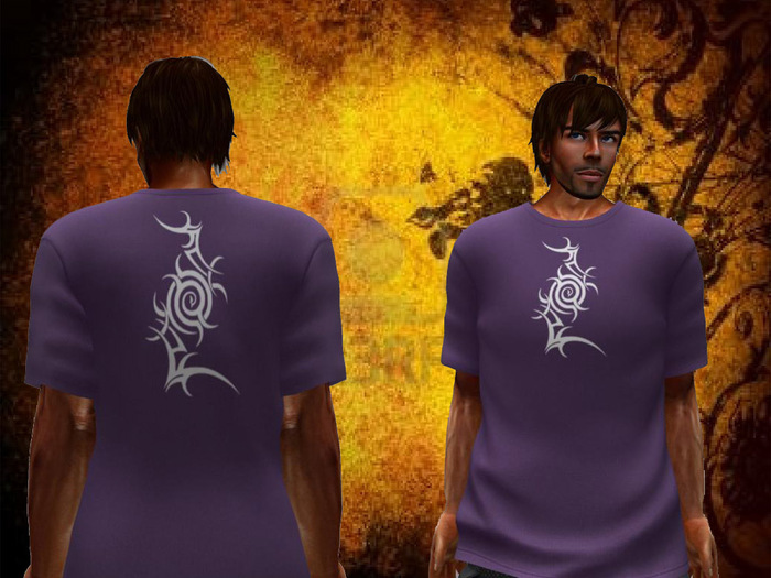 Purple Tribal Tee DEMO