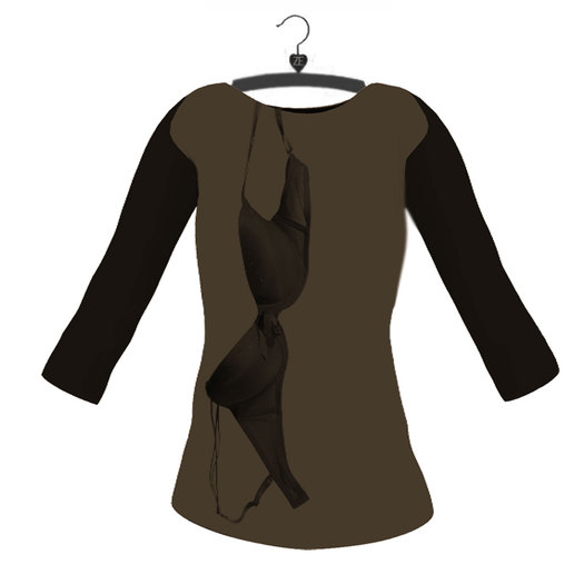 [ZE] Shena Top {CHOCOLATE}