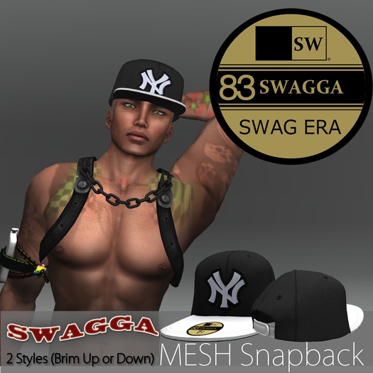 [SWaGGa] Snapback LA Blue MESH