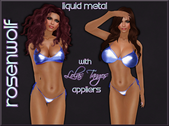 Rosenwolf Liquid Metal Bikini - Kiwi