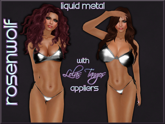 Rosenwolf Liquid Metal Bikini - Kiwi