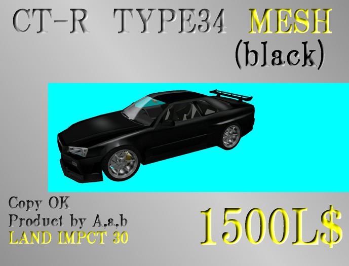 A,a,b CT-R type34 black