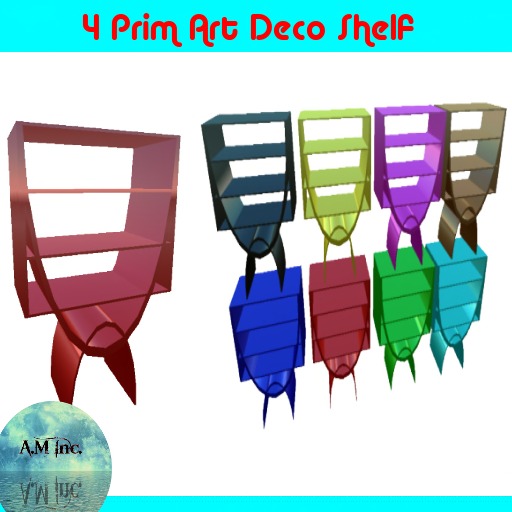 4 Prim Modern Book Shelf black