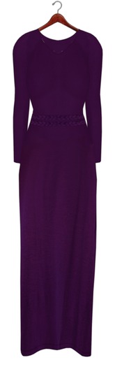 RaMa RoWanberry - Roped Maxi Dress Violet