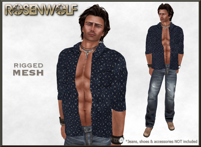 Rosenwolf Men's Mesh Open SS Shirt - Olive