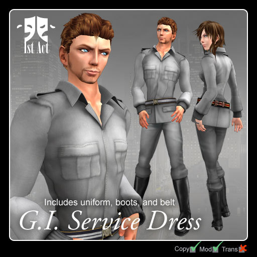 [1A] G.I Service Dress - navy