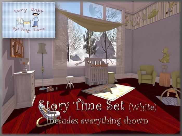{CB} Story Time ~ Baby Edition (White Wood)