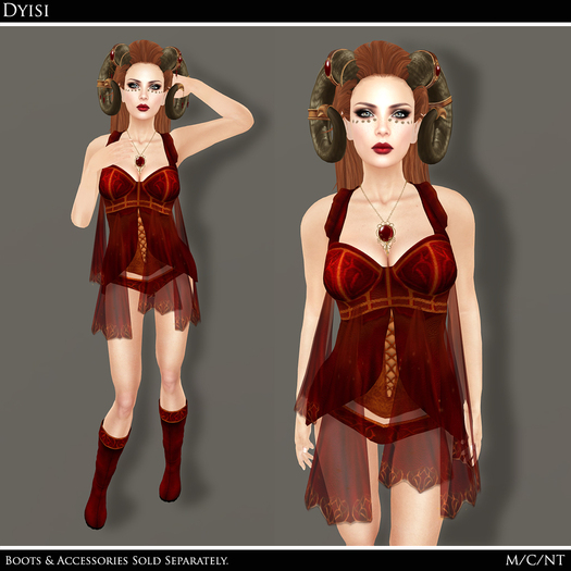 *EC* Dyisi Fantasy Outfit (Boxed) - Red