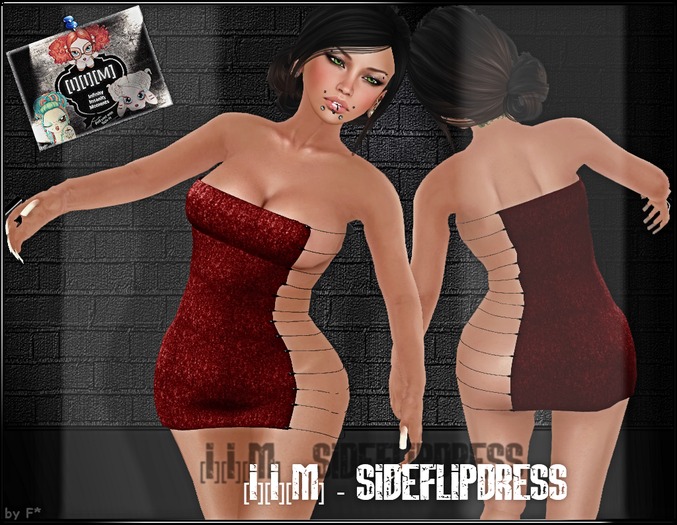 [I][I][M] - SideFlipDress Red(wear me!)