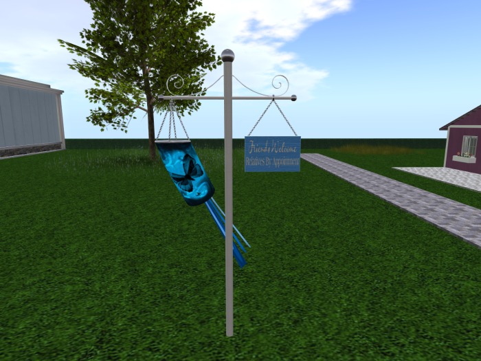 Welcome Yard Sign *Blue*