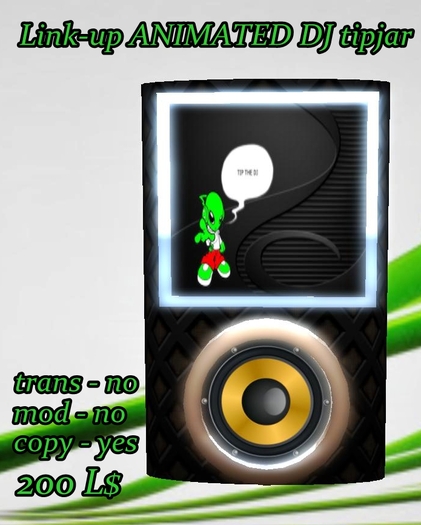 animated DJ tipjar