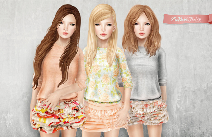 Tee*fy Lovisa Ruffle Mini Skirt Peach DEMO