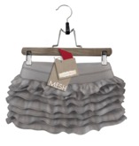 Tee*fy Lovisa Ruffle Mini Skirt Grey