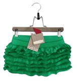 Tee*fy Lovisa Ruffle Mini Skirt Emerald