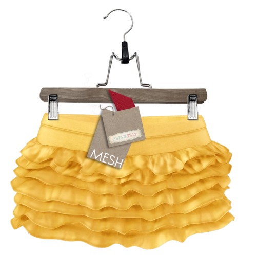 Tee*fy Lovisa Ruffle Mini Skirt Sunshine