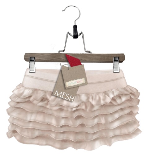 Tee*fy Lovisa Ruffle Mini Skirt Peach DEMO