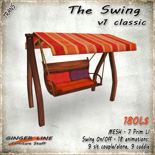 Second Life Marketplace - [Ginger Line] The swing Round V1 (BOX)