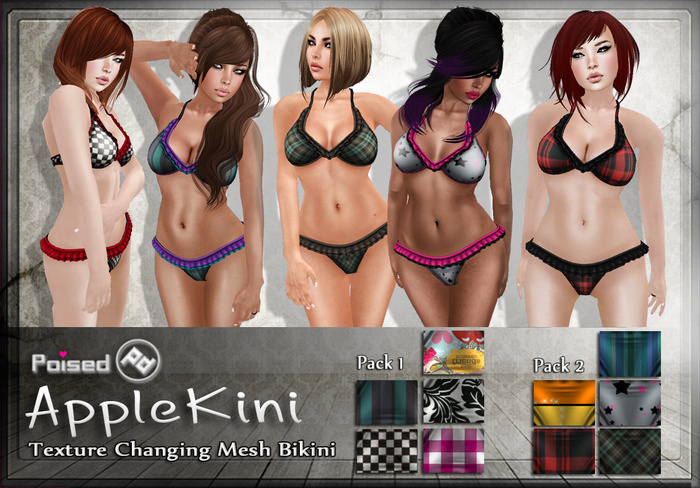 ::Poised :: AppleKini - Mesh Bikini - ALL