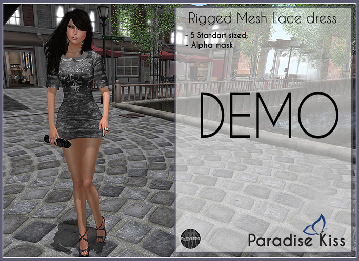 {Paradise Kiss} Lace dress-DEMO(Rigged Mesh)