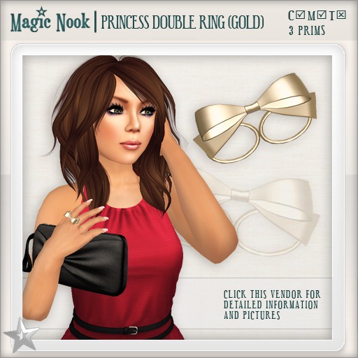 [MAGIC NOOK] Princess Double Ring (Gold)
