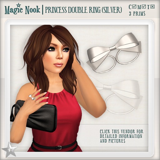 [MAGIC NOOK] Princess Double Ring (Silver)