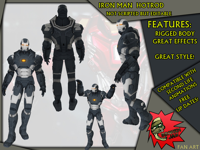 [BJ] Iron Man Hot Rod MESH AVATAR